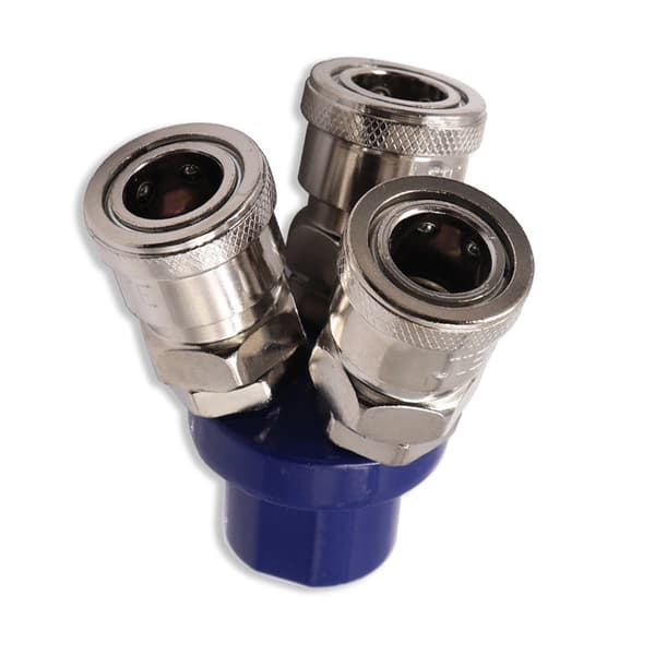 INF Pneumatisk hurtigkobling, 3-veis 1/4"-kontakt