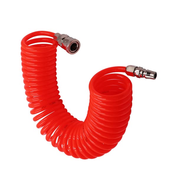 INF Pneumatisk spiralslange med kobling Model 3
