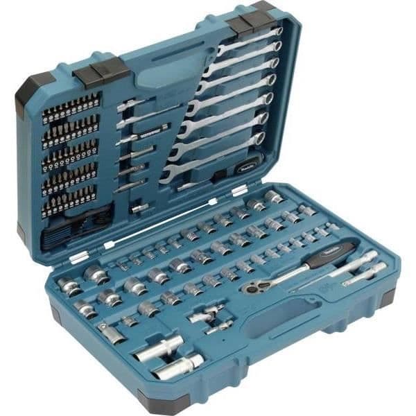 MAKITA verktygsset (120 delar) i krom-vanadin - E-06616