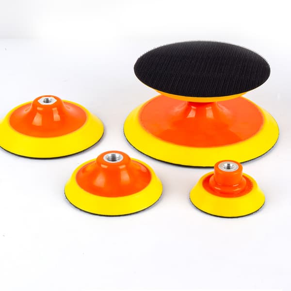 INF 4 tommers 100 mm poleringspute med borrelås - sliping og polering