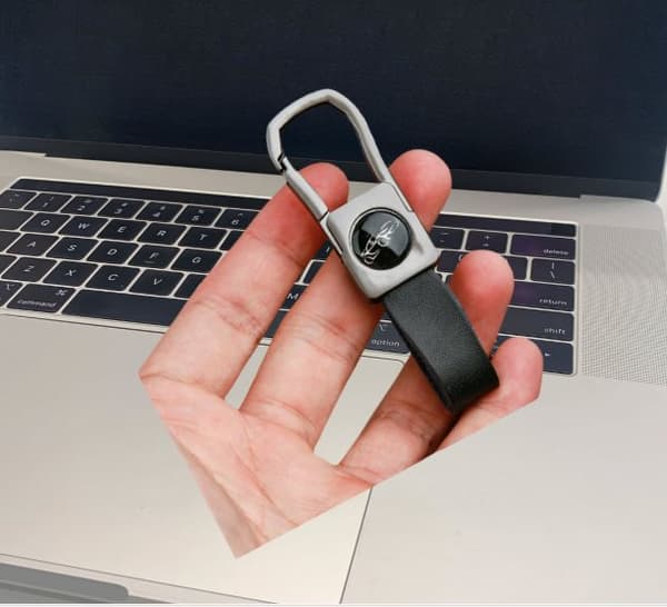 INF Premium Bilnyckelring i Zinklegering för Män - Silverfinish