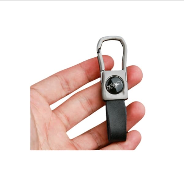 INF Premium Bilnyckelring i Zinklegering för Män - Silverfinish