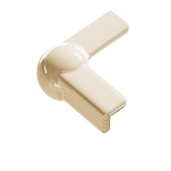 INF Beige L-formade hörnskydd med airbag (4-pack)