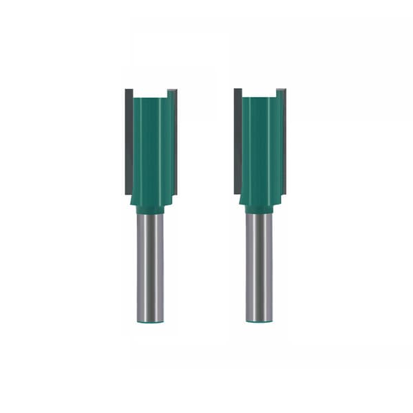 INF 1/4" Shank Raka Fräs med Skär (2-pack) D