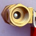 Miniatyrbilde 4 av 4: INF Mini messingkuleventil NPT dobbel hun 1/4 tomme