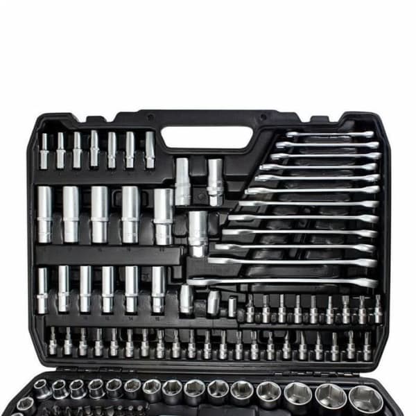 Rockforce Verktygsset 216 el. (6-kant, 1/4", 3/8", 1/2", 4-32mm)