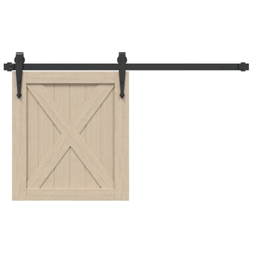 Skjutdörrsbeslag för skåp 91 cm kolstål