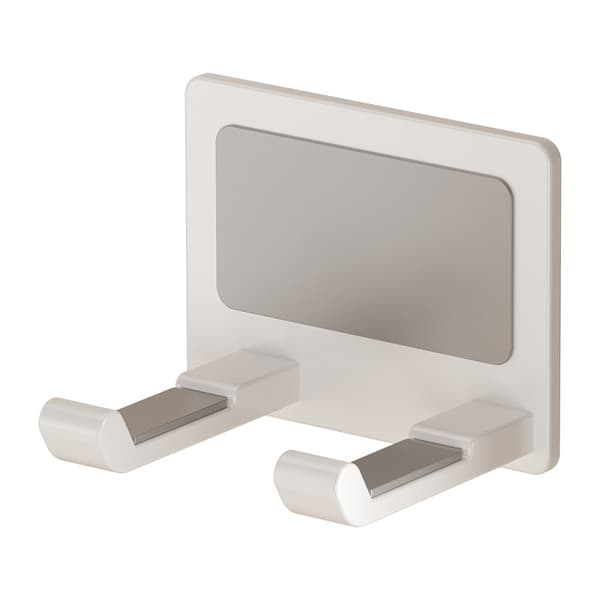 INF Selvklebende Hårfønerholder - Minimalistisk Design Hvit