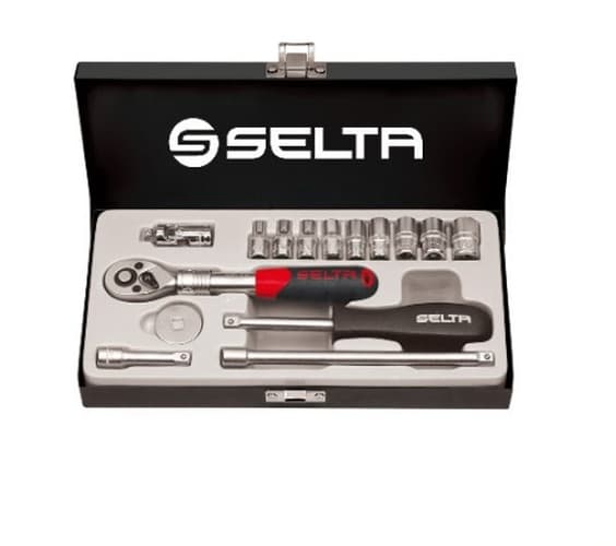 SELTA-TYÖKALUSETTI 1/4", 16-OSAINEN
