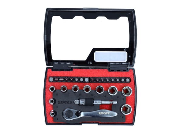 ROOKS VERKTYGSSATS 1/4" tum, 28 DELAR SMART