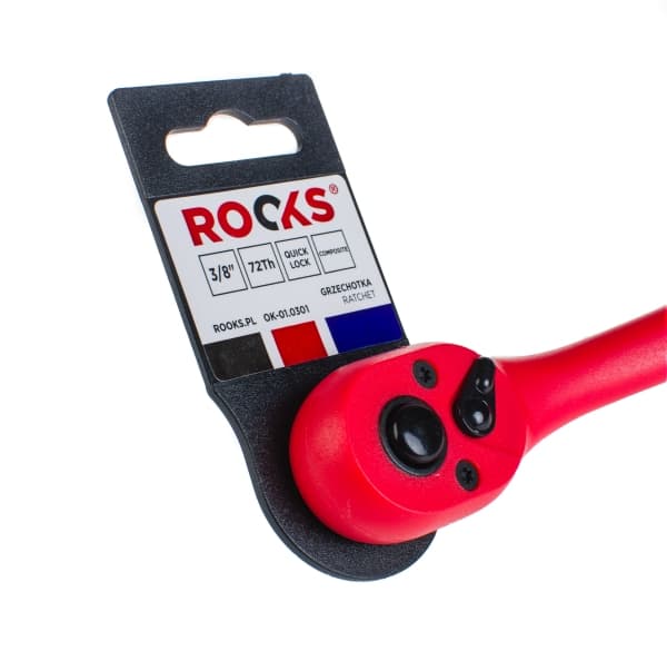 ROOKS SKRALDENØGLE 3/8" 72 TÆNDER BUET ULTRA LET 3/8"