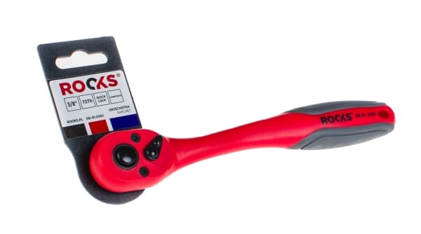 ROOKS SKRALDENØGLE 3/8" 72 TÆNDER BUET ULTRA LET 3/8"