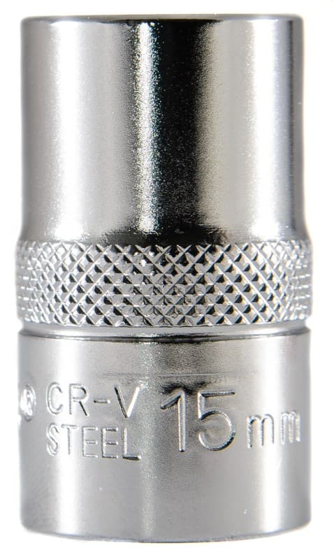 ROOKS TOPPENØGLE 1/2" 15 MM 6-VINKEL