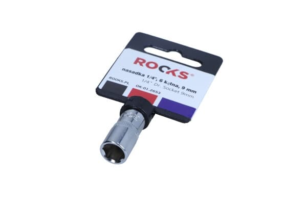 ROOKS-HYLSY 1/4"" 9 MM 6-KULMAINEN