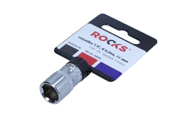 ROOKS-HYLSY 1/4"" 11 MM 6-KULMAINEN
