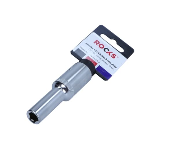 ROOKS TOPPENØGLE 1/2"" 9 MM 6-VINKEL LANG