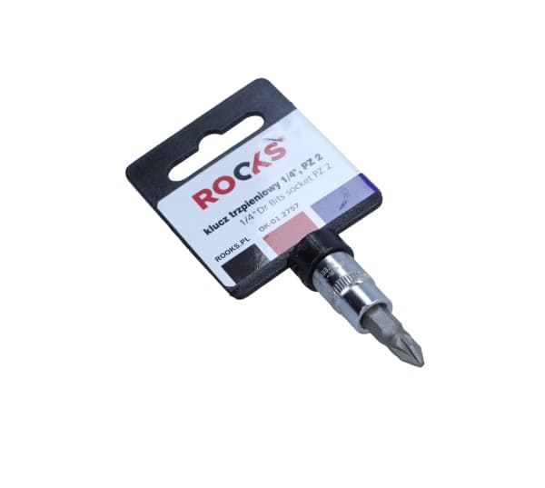 ROOKS 1/4" SKAFTNYCKEL, PZ 2
