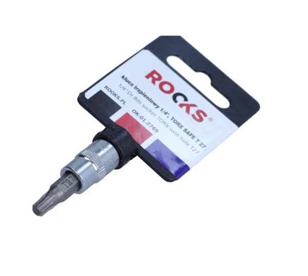 ROOKS 1/4" SKAFTNYCKEL, TORX SAFE T 27