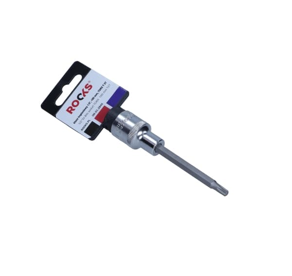 ROOKS 1/2" SKAFTNØGLE, 100 MM, TORX T 27