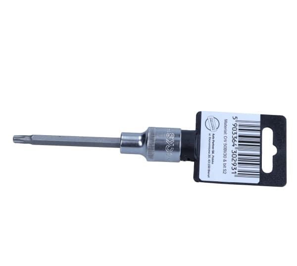 ROOKS 1/2" SKAFTNØGLE, 100 MM, TORX T 30