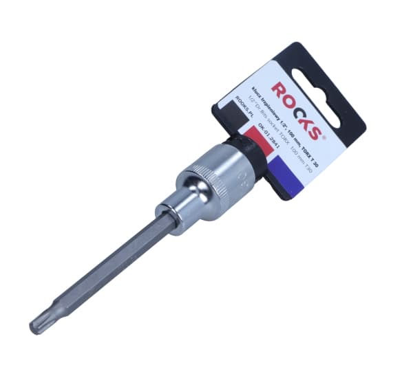 ROOKS 1/2" SKAFTNØGLE, 100 MM, TORX T 30