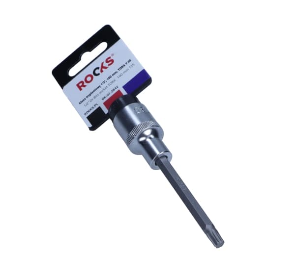 ROOKS 1/2" SKAFTNØGLE, 100 MM, TORX T 35