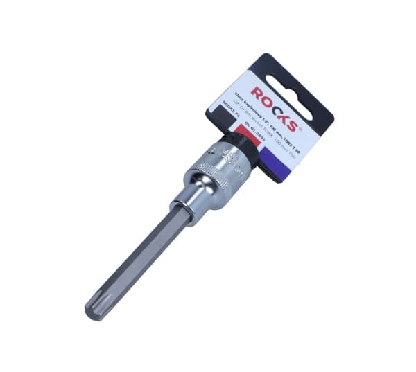 ROOKS 1/2" SKAFTNØGLE, 100 MM, TORX T 50
