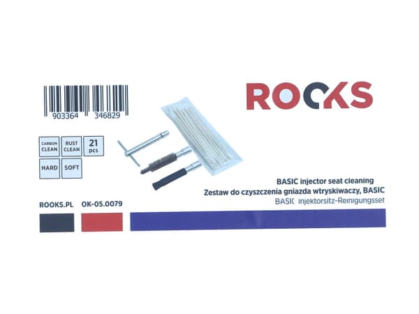 ROOKS BASIC INJEKTORSÆDERENSÆT, RENGØRINGSPINDE, 21 STK.