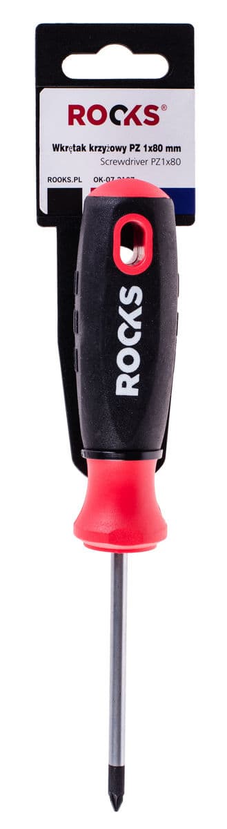 ROOKS KRYSTHOVEDSKRUETRÆKKER PZ 1X80 MM