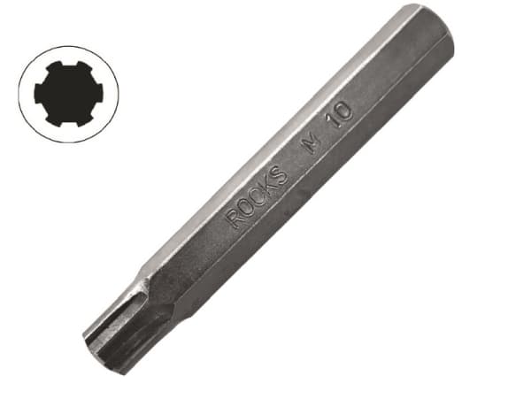ROOKS BIT 10 MM (3/8"") RIBBEN M5 X 75 MM, 73MOV5-2 (S2)
