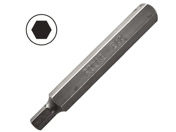 ROOKS BIT 10 MM (3/8"") UNDERSTEGT 12 MM X 75 MM, 20 STK., 73MOV5-2 (S2), SÆT