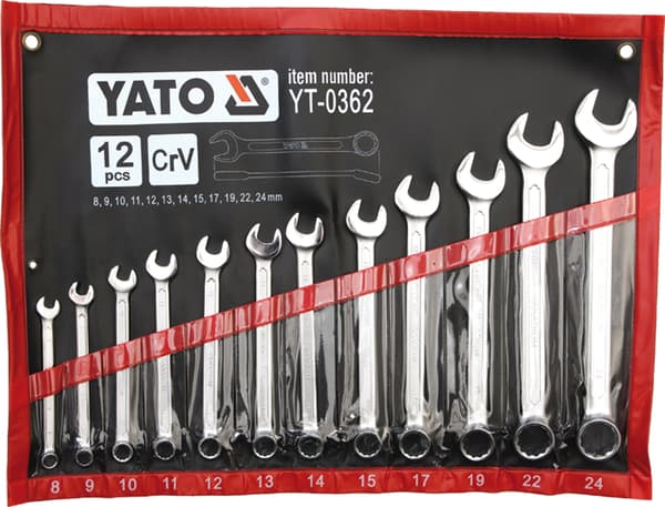 YATO GÅNGENØGLER 8-24 12 STK.