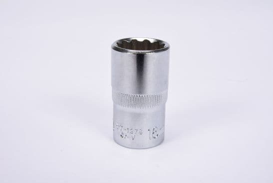 YATO HYLSA 1/2" 16 MM 12-PUNKTS KORT