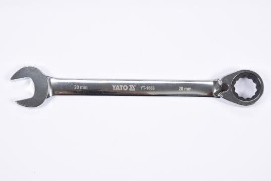 YATO 20 MM GAFFENØGLE MED SKRALDE