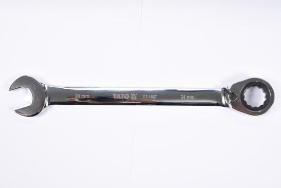 YATO 24 MM UTGÅNGSNYCKEL MED SPÄRRA