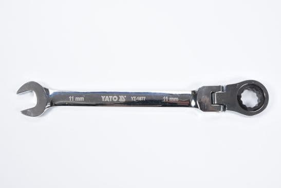 YATO 11 MM GAFFENØGLE MED SKRALDE OG LED