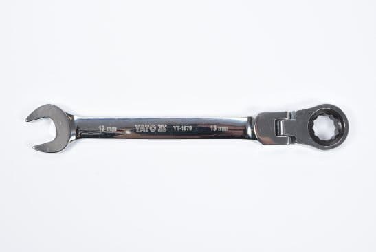 YATO 13 MM GAFFENØGLE MED SKRALDE OG LED