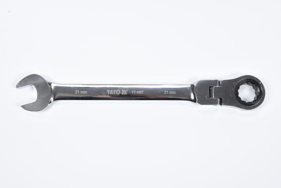 YATO 21 MM GAFFENØGLE MED SKRALDE OG LED