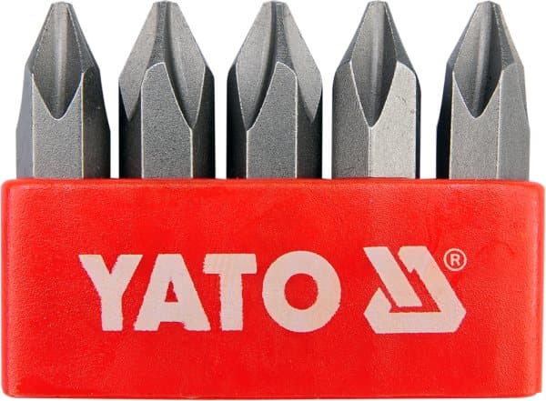 YATO SLAGSKRUETRÆKKERBITS PH2, 5 STK.