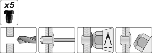 YATO LEVER-NITTETANG 3,2-6,4 MM