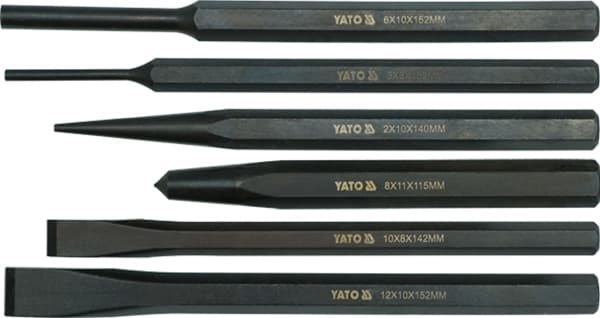 YATO-SATS MED MEJSLAR OCH KÄRNOR 6 DELAR