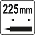 Pikkukuva 2 / 3: YATO PURISTIN MASSOILLE VAHVISTETTU 225MM