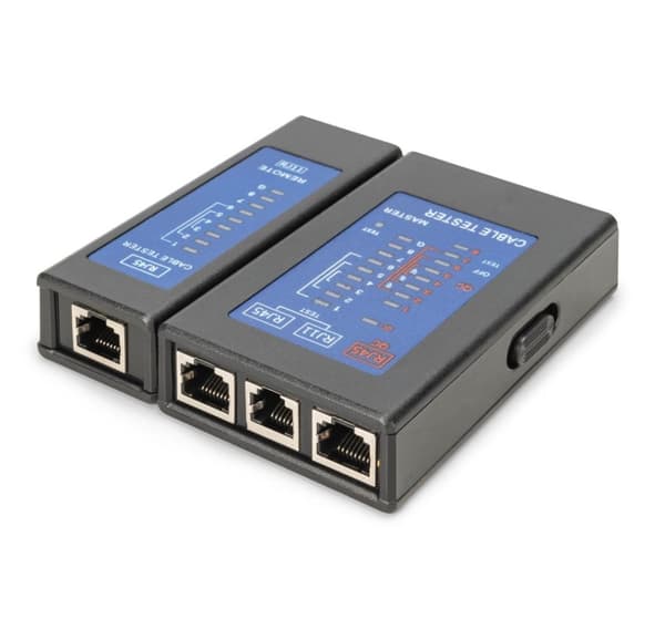 Digitus, DN-14001-2 kabeltestare, nätverk, RJ45, enkelsidig testare