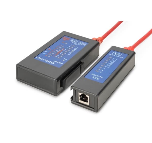 Digitus, DN-14001-2 kabeltestare, nätverk, RJ45, enkelsidig testare