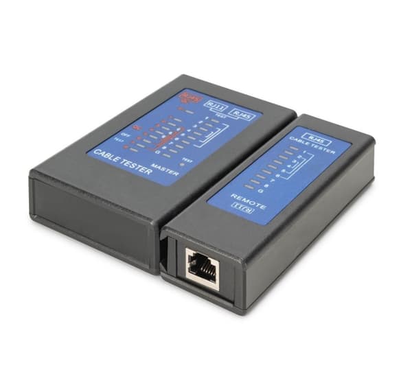 Digitus, DN-14001-2 kabeltestare, nätverk, RJ45, enkelsidig testare