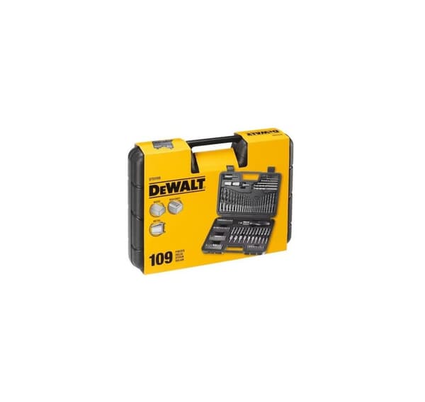 DEWALT, Sæt med bor og torsionsdyser, 109 stk., DT0109-QZ