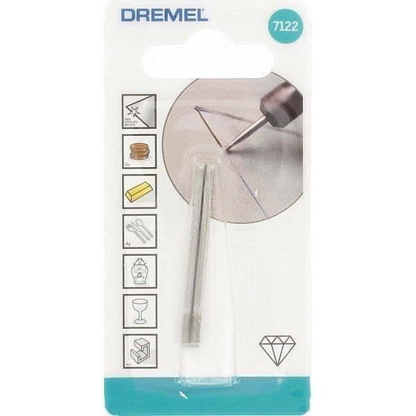 DREMEL diamantspetsar ø 2,4 mm - Set med 2 - DREMEL tillbehör - Grå