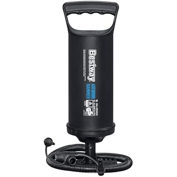 Manuell pump - BESTWAY - Air hammer™ 36 cm - Uppblåsning och tömning - 3 munstycken - Kompakt