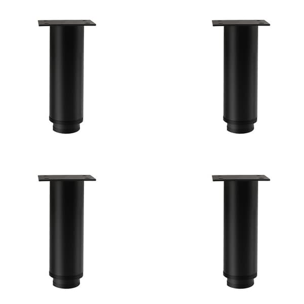 INF Justerbara möbelhöjare - Skåpsben 4-pack Svart L