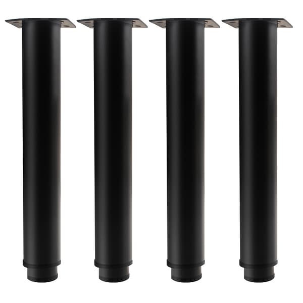 INF Justerbara möbelhöjare - Skåpsben 4-pack Svart XL